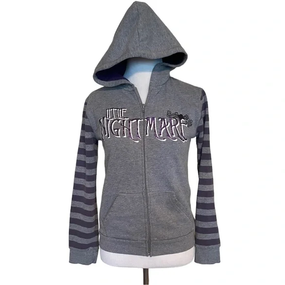 Disney Parks Jack Skellington hoodie Little Nightmare Before Christmas - Picture 2 of 12